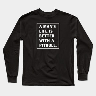 Pitbull Lover Long Sleeve T-Shirt